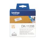 Etiquette adresse papier 38 x 90 mm Brother DK11208 blanche - Rouleau de 400