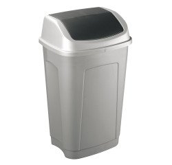 Papelera rectangular basculante Swing 50L