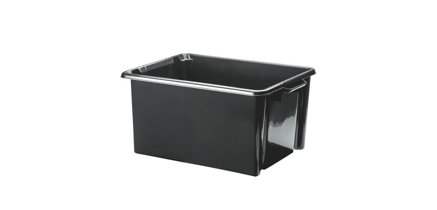 Aufbewahrungsbox aus Plastik Strata 48,5 L schwarz