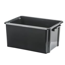 Aufbewahrungsbox aus Plastik Strata 32 L schwarz