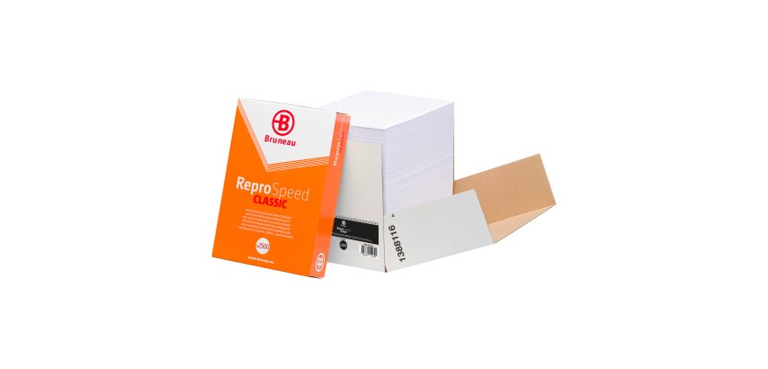 Box paper Bruneau Reprospeed A4 80 gr - 2500 sheets - white