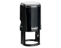 Tampon texte personnalisable rond Printy 4630 Trodat monochrome - noir