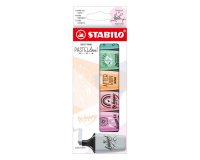 Subrayador STABILO Boss mini Pastellove - Estuche de 6 colores pastel