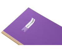 Porta etiquetas adhesivo 3L 25 x 75 mm transparente paquete de 12
