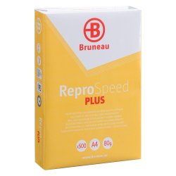 Papier A4 wit 80 g Bruneau Reprospeed Plus - Riem van 500 vellen