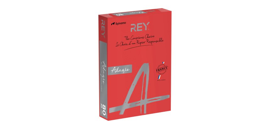 Papier A4 couleur 80 g Rey Adagio couleurs intenses - Ramette de 500 feuilles