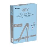 Papier A4 couleur bleu vif 80 g Rey Adagio couleurs intenses - Ramette de 500 feuilles