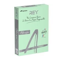 Papel A4 colores pastel 80 g Rey Adagio - Paquete de 500 hojas