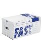 Caisse archives Carton Fast - H 26 x L 52 x P 35 cm - Fabrication française - Blanche