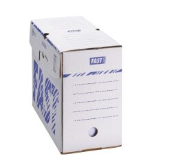 Boîte archives blanche Fast dos 15 cm