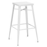 Stool white Ibiza 