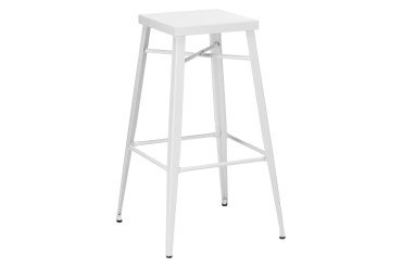 Stool white Ibiza 