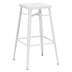 Stool white Ibiza 