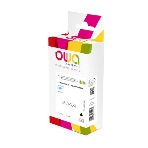 Cartucho Owa compatible con HP 304XL negro (950 páginas)