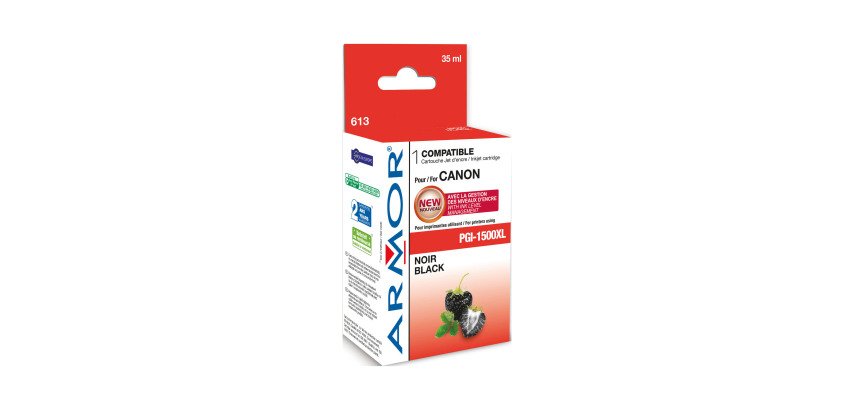 Cartouche Owa Compatible Canon PGI-1500XLBK noire pour imprimante jet d'encre