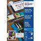 Packung 80 Visitenkarten Tintenstrahl Avery Quick and Clean C32028 85 x 54 mm 240 g weiß