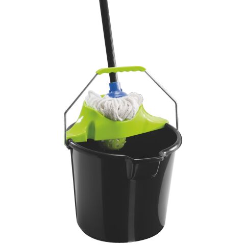 Cubo de limpieza 14 litros con escurridor y fregona