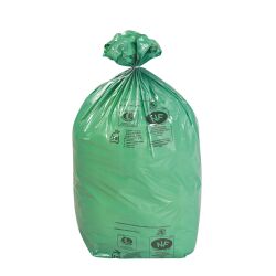 Sac poubelle 110 litres NF écologiques - carton de 200