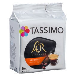 Cápsulas de café Tassimo L'Or Delizioso - paquete de 16