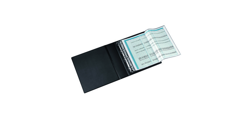 Pochettes transparentes perforées repliable Oxford A3 - polypropylène 9/100e