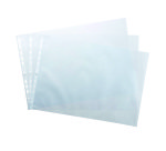 Pochettes transparentes perforées à l'italienne Oxford A3 - polypropylène 9/100e