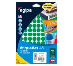 Pastille adhésive Ø 15 mm Agipa 11431 couleur - Boîte de 960