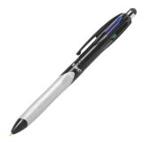 Stylo bille stylet Bic 4 couleurs Stylus rétractable pointe 1 mm - écriture moyenne