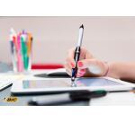 Stylo bille Bic 4 couleurs Stylus rétractable pointe 1 mm - écriture moyenne