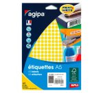 Pack of 2940 round labels 8mm