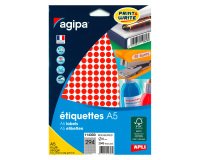 Pack of 2940 round labels 8mm