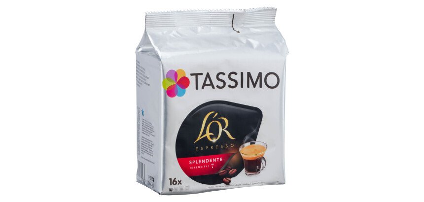 Capsules de café Tassimo L'Or Espresso splendente - Paquet de 16