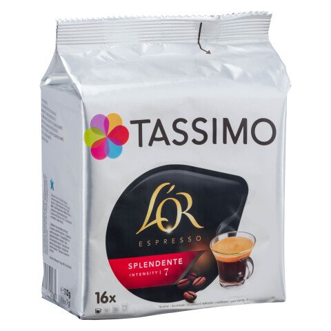Cápsulas de Café Tassimo L'Or Espresso Splendente - Paquete de 16