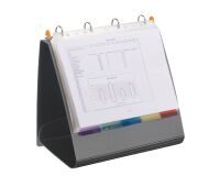 Classeur 4 anneaux plastifié de présentation Exacompta Exashow A4 - Dos 4 cm noir