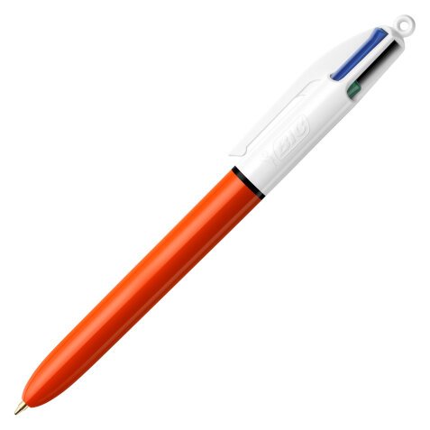 Ballpoint pen Bic 4 colours retractable point 0,8 mm - fine
