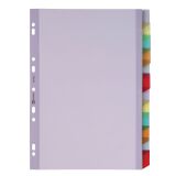 Set of dividers, PVC, transparent - 12 divisions