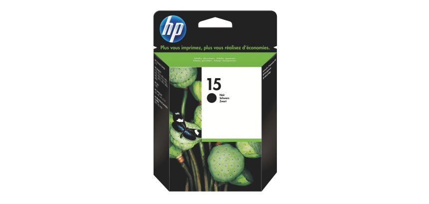 Cartouche HP 15 noire pour imprimante jet d'encre