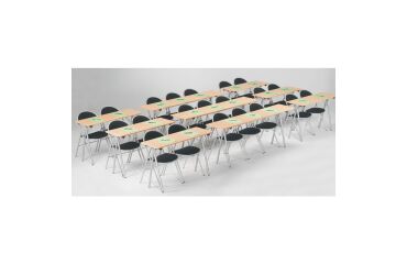 Tisch für Schulungen - Tischplatte Tiefe 40 cm
