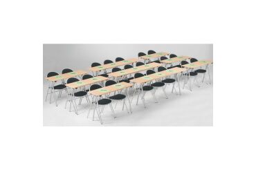 Table pliante de formation - plateau profondeur 40 cm
