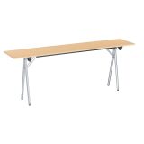 Tavolo per formazione pieghevole 200 cm faggio struttura alluminio