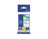 Cinta laminada TZe243 azul -blanco Brother