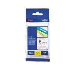 Cinta laminada TZe111 negro -transparente Brother