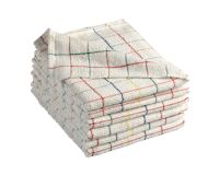 Trapos de fregado con rizo absorbente blancos - Paquete de 10