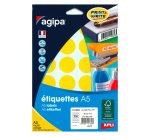 Pastille adhésive Ø 30 mm - pochette de 240 gommettes