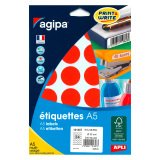 Pastille adhésive Ø 30 mm Agipa 10135 couleur - Boîte de 240