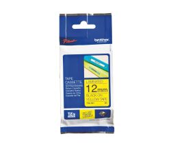 Cinta laminada Negro-Amarillo 12 mm TZ 631 Brother