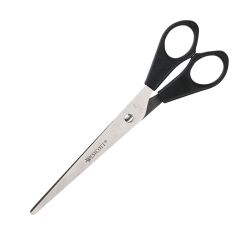 Tijeras ambidiestras punta puntiaguda 17 cm negro