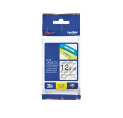 Cinta laminada TZe131 negro -transparente Brother