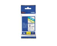 Cinta laminada Negro-Blanco 9 mm TZE 221 Brother