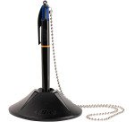 Stylo bille 4 couleurs Bic sur socle pointe conique - écriture moyenne