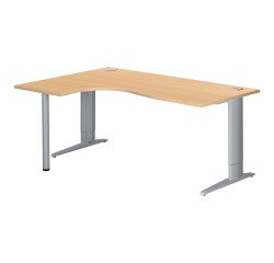 Compacte werkpost Bruneau Excellens L-vormig onderstel metaal Plus